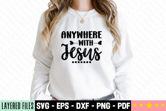 Download Anywhere with Jesus Craft SVG - Premium Resources