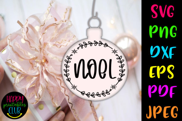Download Christmas Round Ornaments SVG- Noel SVG - Premium Resources