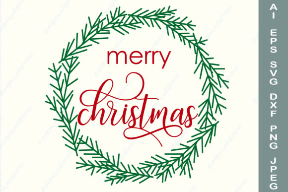 Download Merry Christmas Circle Ornaments Svg - Premium Bundle
